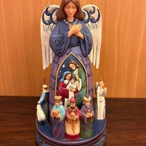 Jim Shore Heartwood Creek 2015 # 4051542 "O Come Let Us Adore Him Angel